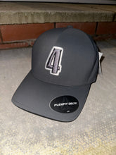 Load image into Gallery viewer, Charcoal delta flexfit cap with grey &amp; white logo
