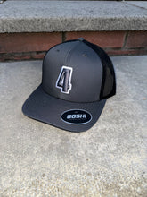 Load image into Gallery viewer, Grey trucker cap with grey/white logo
