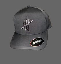 Load image into Gallery viewer, Charcoal boshi ultra cap with grey logo
