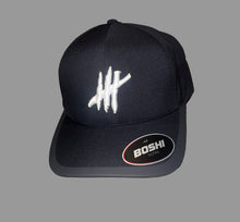 Load image into Gallery viewer, Navy boshi ultra cap with white logo
