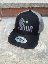 Load image into Gallery viewer, New black &amp; grey padel cap
