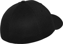 Load image into Gallery viewer, Black original tactel mesh cap with grey logo
