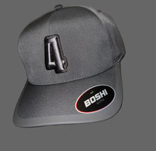 Load image into Gallery viewer, Charcoal boshi ultra cap with black/grey logo
