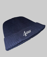 Load image into Gallery viewer, Navy smart wooly hat
