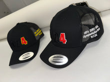 Load image into Gallery viewer, Black trucker cap with euro 2024 logo’s
