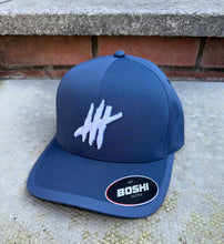 Load image into Gallery viewer, New Blue boshi ultra cap with white logo
