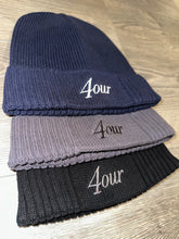 Load image into Gallery viewer, Black smart wooly hat
