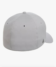 Load image into Gallery viewer, Grey delta flexfit cap with grey logo
