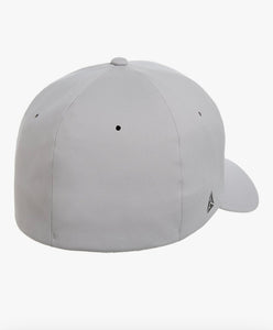 Grey delta flexfit cap with grey logo