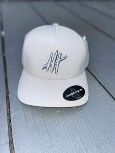Grey delta flexfit cap with grey logo
