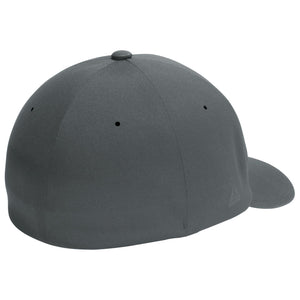 Black delta flexfit cap with black logo